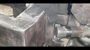 Самодельный минитрактор переломка # 21 Сделал ограничитель качения двух полурам