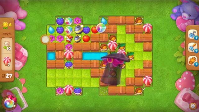 Gardenscapes Садовник #489 (уровни 4917-4931) Романтическое дерево и Новая мелодия от Остина смотреть онлайн