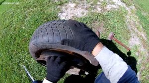 Разбортировка  колеса своими руками в домашних условиях