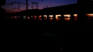 Две электрички на станции Перхушково Белорусского направления МЖД