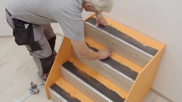 Pergo vinyl flooring / монтаж ламината на лестницу / сеньор ламинат в Ивантеевке