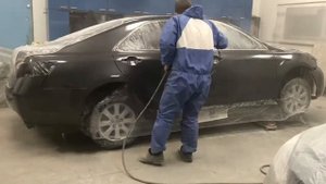 Бюджетная покраска Toyota Camry // L-Сервис