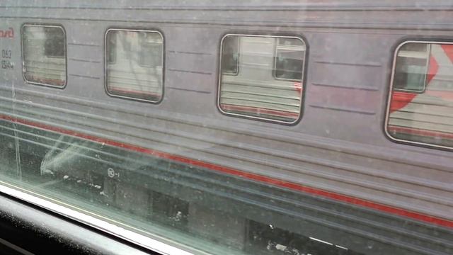 Отправление поезда №105Ж со станции Чернушка из окна поезда смотреть онлайн