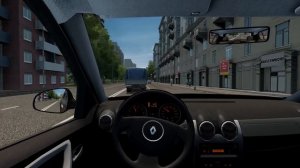 Renault Sandero Stepway | City Car Driving | Steering Wheel Gameplay