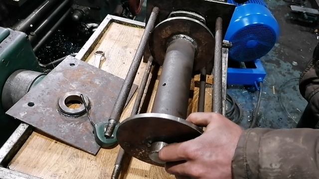 Механическая лебёдка на УАЗ. Очень мощная. 100 метров троса. смотреть онлайн