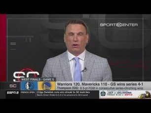 Tim Legler reacts to Warriors eliminate Mavs to reach another NBA Finals; Steph win WCF MVP