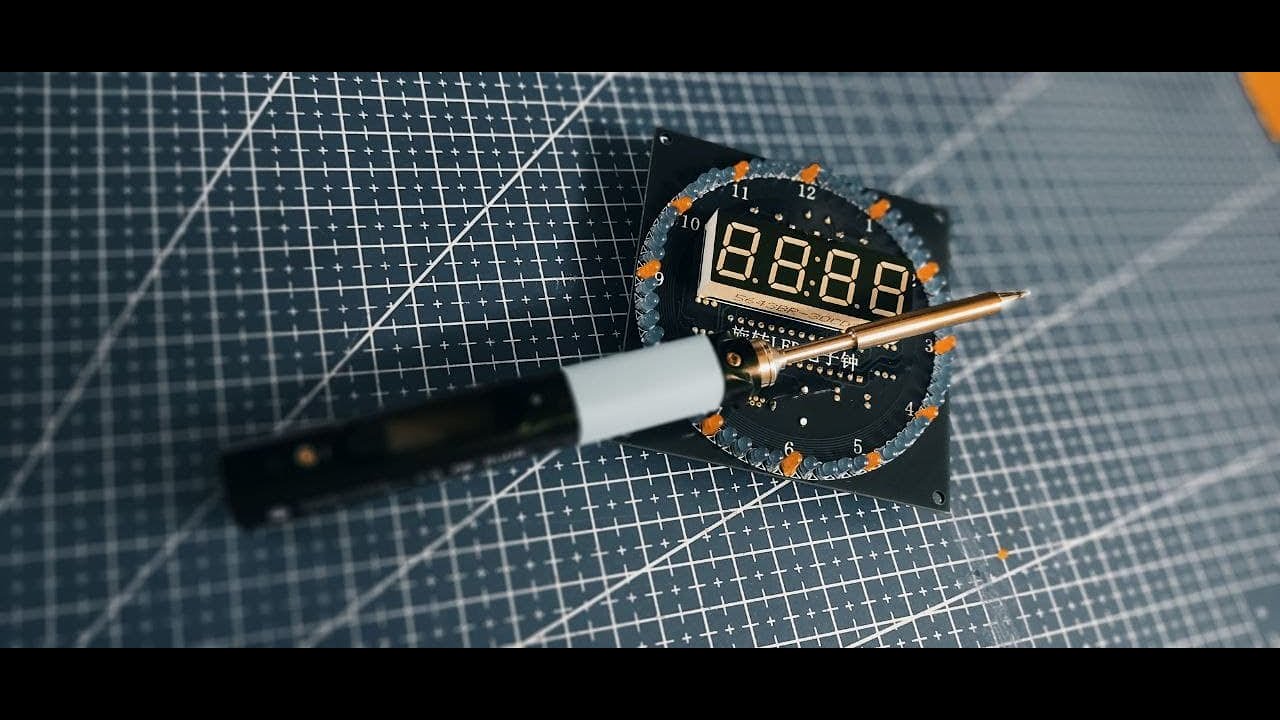 Обзор китайского DIY набора для самостоятельной сборки - часы.