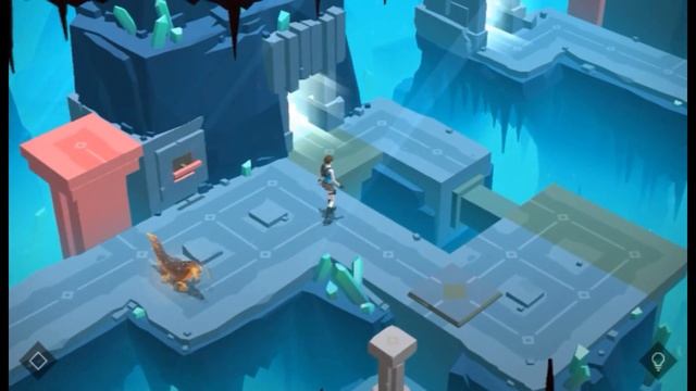 Lara Croft Go прохождение огненная пещера 7-9 смотреть онлайн