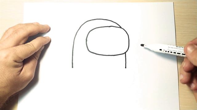 How to draw among the game character AMONG US смотреть онлайн