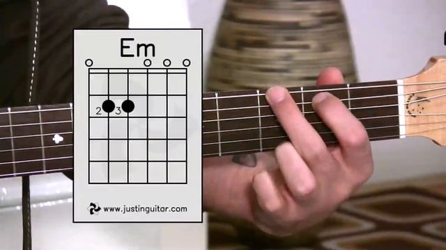E Minor Chord (Em) - Stage 2 Guitar Lesson - Guitar For Beginners [BC-122] смотреть онлайн