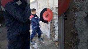 Алмазная резка бетона, первый опыт
