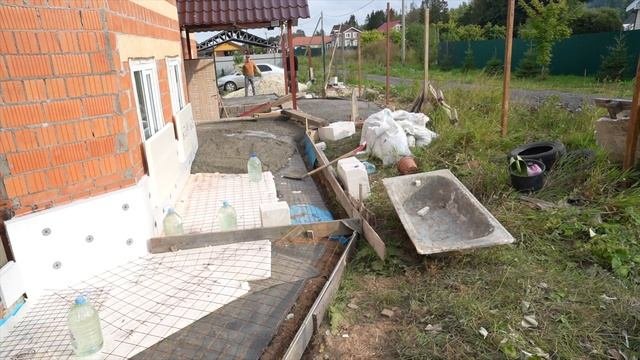 Утепленная Бетонная Отмостка Питер.