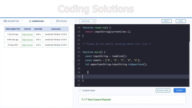 String Ending with Vowel | CCBP JS Coding Assignment 4 Solution | Simple JavaScript Programs