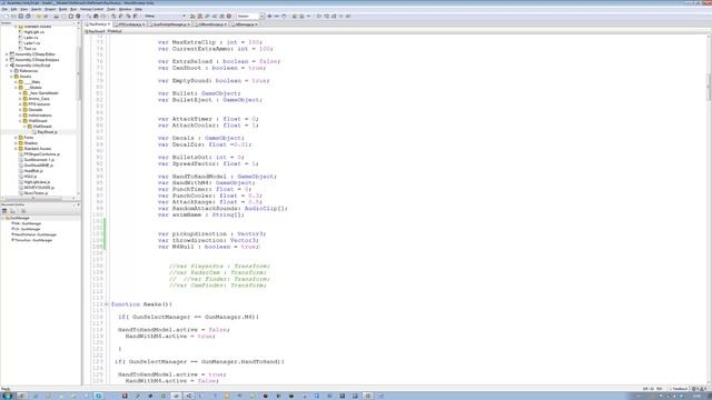 083-HyperShadeTutorials-Unity 3D-Weapon Class System- Throw Gun / Pick Up (Java Script) Part 5 of 1 смотреть онлайн