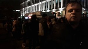 Лидер Альянса Олег Филатчев с акции в поддержку Ильдара Дадина у здания ФСИН