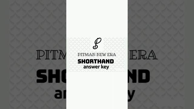 Shorthand Pitman Exercise No.75 || Steno Exercise No. 75 || Shorthand Pitman New Era