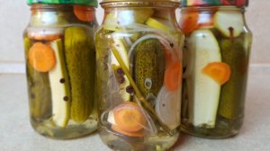 КАБАЧКИ с ОГУРЦАМИ на зиму, цыганка готовит. Gipsy cuisine.