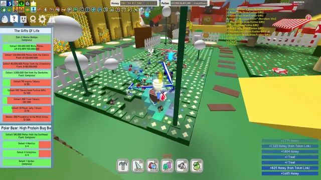 Сдаю 7 квест Spirit Bear в Bee Swarm Simulator!!!