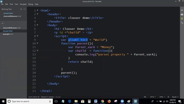 Javascript closure tutorials
