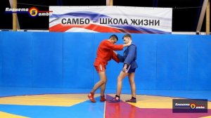 Королева бросков самбо боковая подсечка часть 2