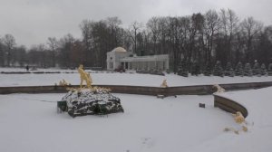 Петергоф зимой (Большой дворец, зимнее море) 冬夏宫(大皇宫，冬季海)