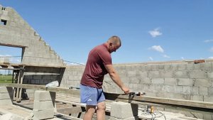 Прочный Коньковый прогон из досок 50х150