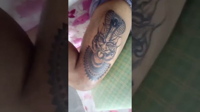 Tattoo snake,dragon polynisian design