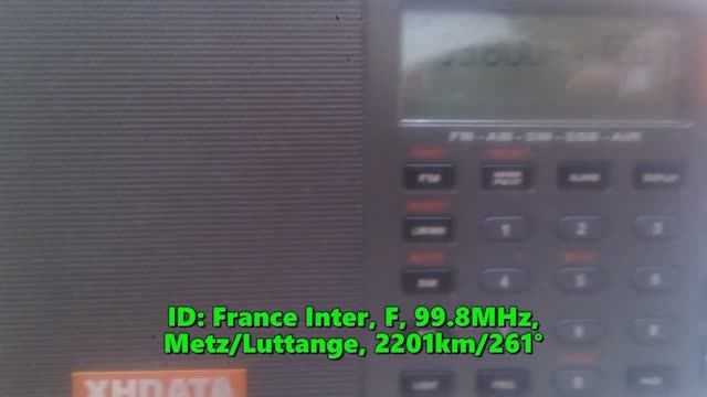 23.05.2021 09:07UTC, [Es], France Inter, Франция, 99.8МГц, 2201км