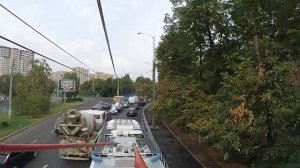 Краснодар, троллейбус №150, съёмка с видом на город. БЕЗ ЗВУКА.