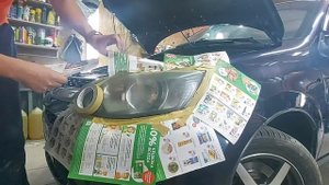 как восстановить помутневшие фары.как им придать блеск