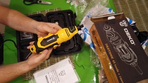Гравер DEKO DKRT200E+43 tools