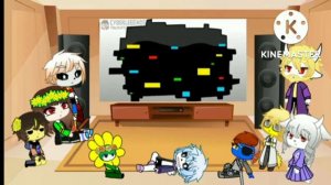 Undertale reacts to If PIBBY CORRUPTED Met ERROR SANS (FnF Animation as UNDERTALE)