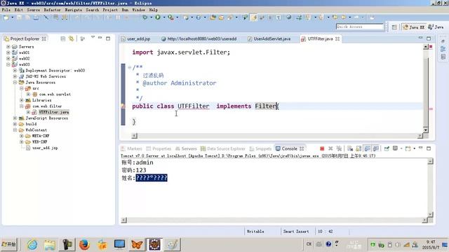 java servlet 3.0新特性-4.Servlet新特性之WebFilter смотреть онлайн