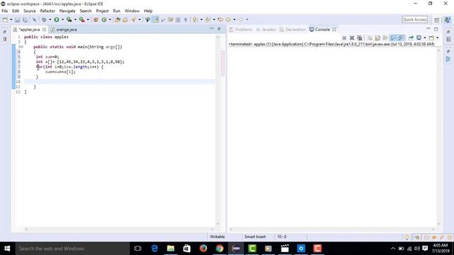 Sum Of Numbers In An Array -Java -Malayalam#15 смотреть онлайн