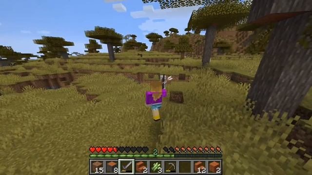 СТРОИМ ПЕРВЫЙ ДОМ В MINECRAFT!