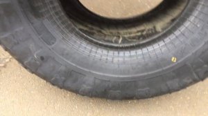 Демонстрация эластичности шины низкого давления 1300х530-533 Арктиктранс