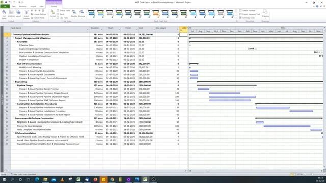 How to Export Microsoft Project Data to Excel for Analysis смотреть онлайн