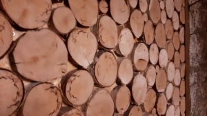 Внутренняя отделка бани берестой, обзор бани | Слава Столяров