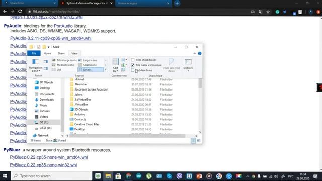 Как установить плагин PyAudio? смотреть онлайн