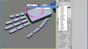 Видеоуроки 3ds Max. Риггинг (оснастка) персонажа в 3ds Max. Кости пальцев. 12/13