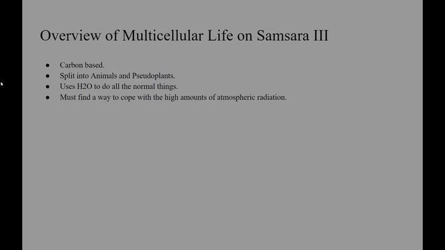 Samsara III Episode 1 - A Speculative Evolution Project смотреть онлайн