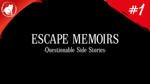 ★ Escape Memoirs: Questionable Side Stories ★ - Впервые отличный квест-рум