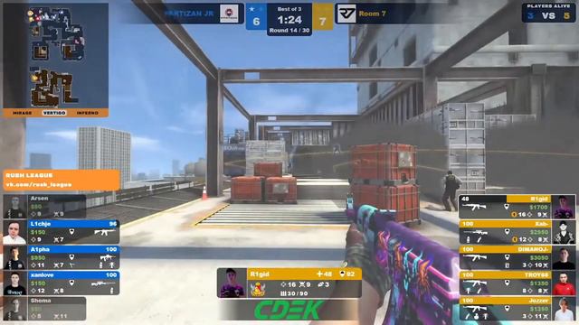 PARTIZAN JR vs Room 7 | BO3 | Black Land Cup - Summer | by @xryyyyyst_t by @svezhevyzhatyi_sound смотреть онлайн