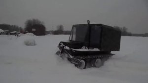 Вездеход Сибиряк. Снежная горка.