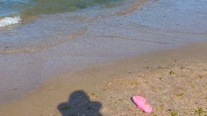 Каспийское море г.Дербент городской пляж Набережная 02.07.2023г.