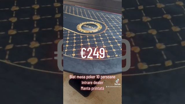 Mira esta mesa de póquer con un paño de lujo elaborado por customtables.eu a un precio ridículo!!!