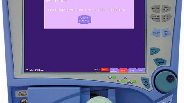Vela™ Ventilator:Set Up & Operational Verification Test