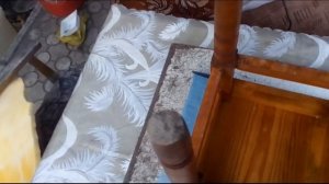 Как перетянуть табурет своими руками