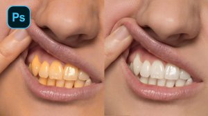 БЕЛЫЕ ЗУБЫ НА ФОТО ЗА 1 МИНУТУ   WHITE TEETH TUTORIAL PHOTOSHOP