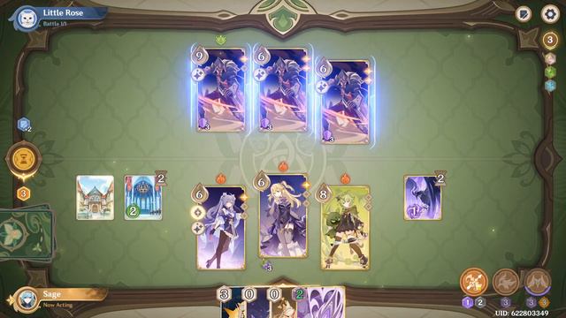 TCG Noelle Invitation Match & Oceanid/Agent Serious Showdown♥️♠️| Genius Invokation | Genshin Impac смотреть онлайн